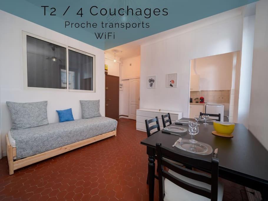 مارسيليا Appartement Tout Equipe 4 Couchages Belle De Mai المظهر الخارجي الصورة